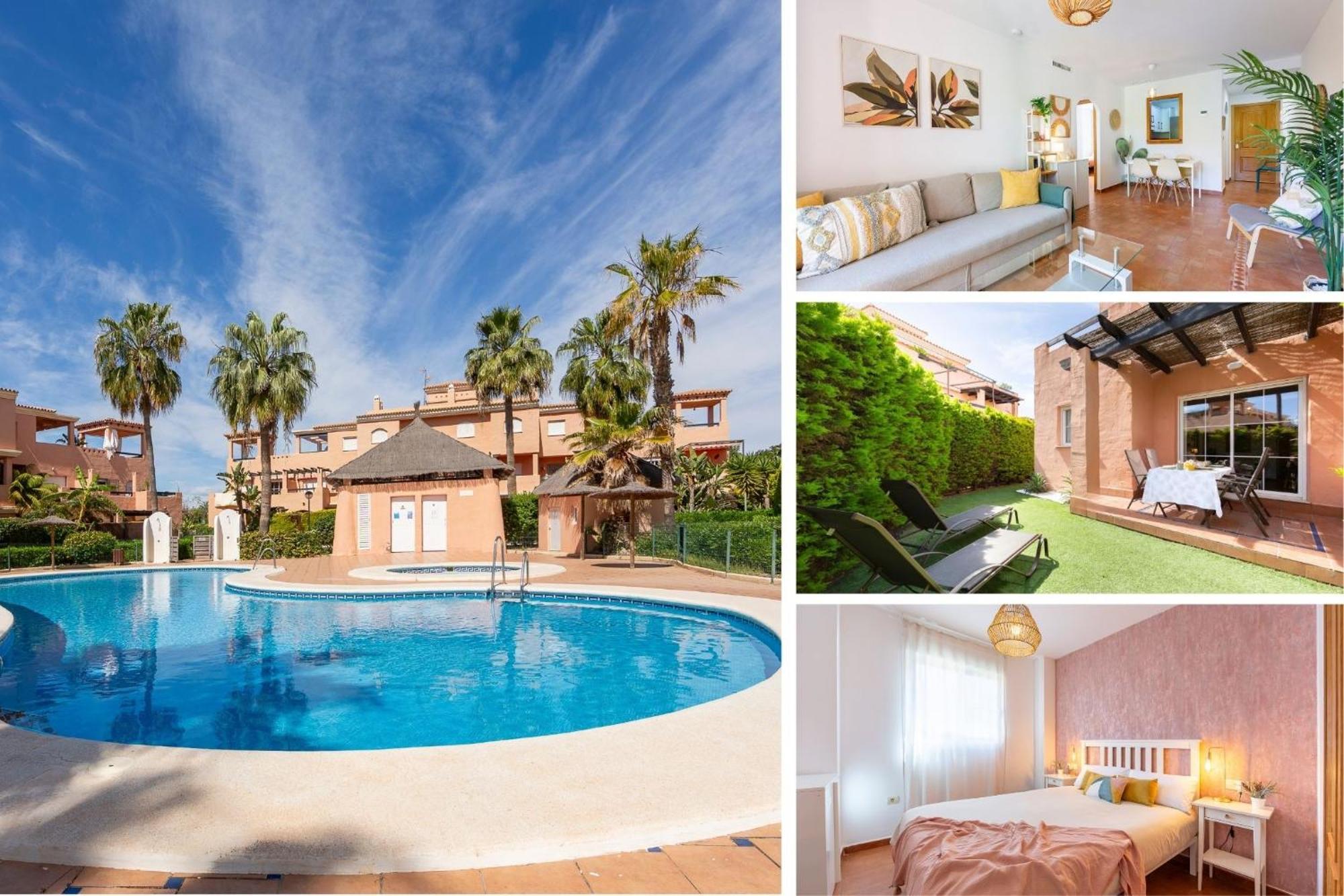 Jardin Privado # Netflix # Playa A 8Min # Wifi # Familia # Apartamento Vera Esterno foto